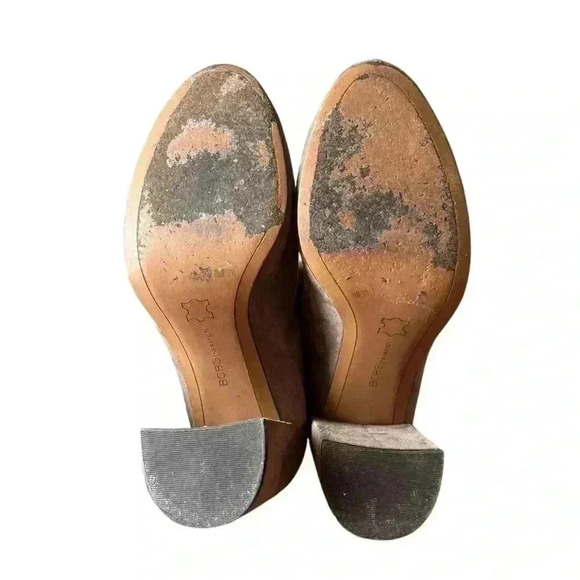 BCBGeneration Lilianna Ankle Sock Bootie Taupe Stretch Suede Womens Size 7.5 - Picture 5 of 6